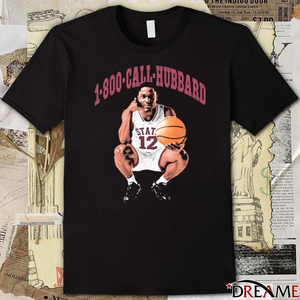 Mississippi State Bulldogs Men’s Basketball Josh Hubbard 1-800-Call-Hubbard t-shirt
