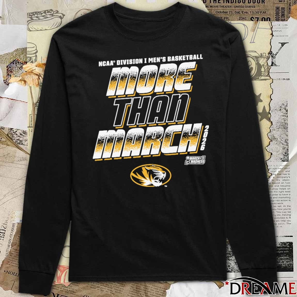Missouri Tigers 2026 NCAA Division I Men’s Basketball More Than March t-shirt