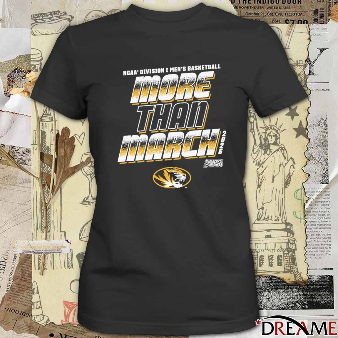 Missouri Tigers 2026 NCAA Division I Men’s Basketball More Than March t-shirt
