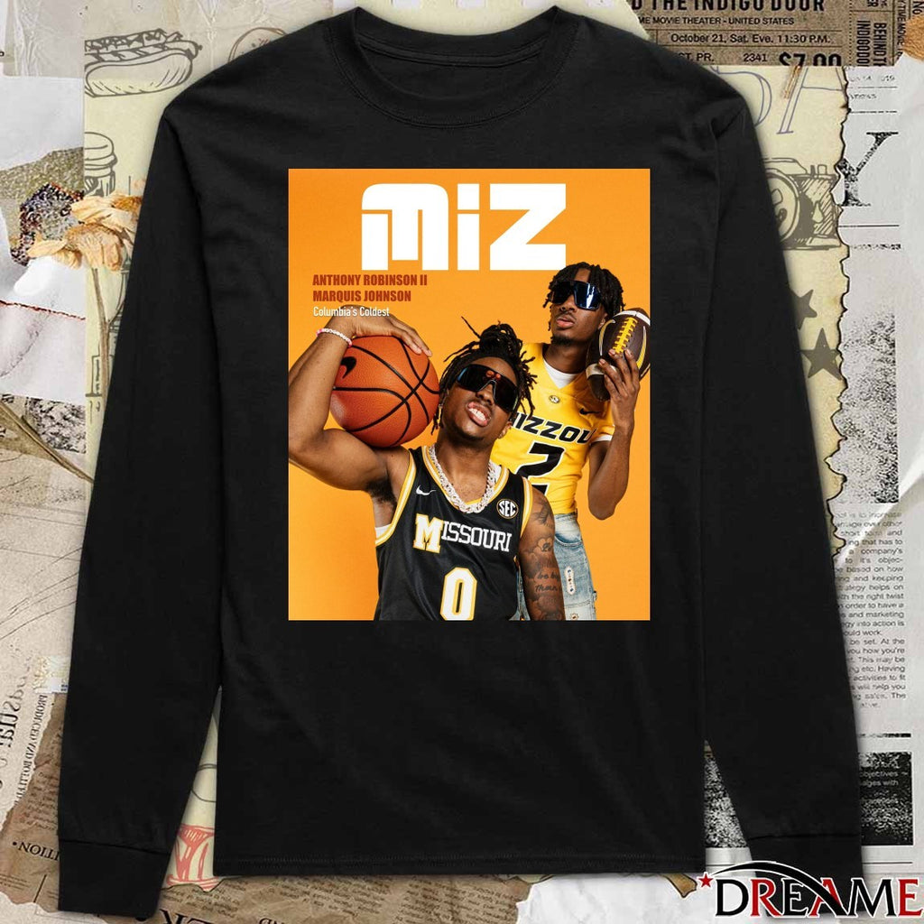 Mizzou Hoops Anthony Robinson II Marquis Johnson Columbia’s Coldest t-shirt