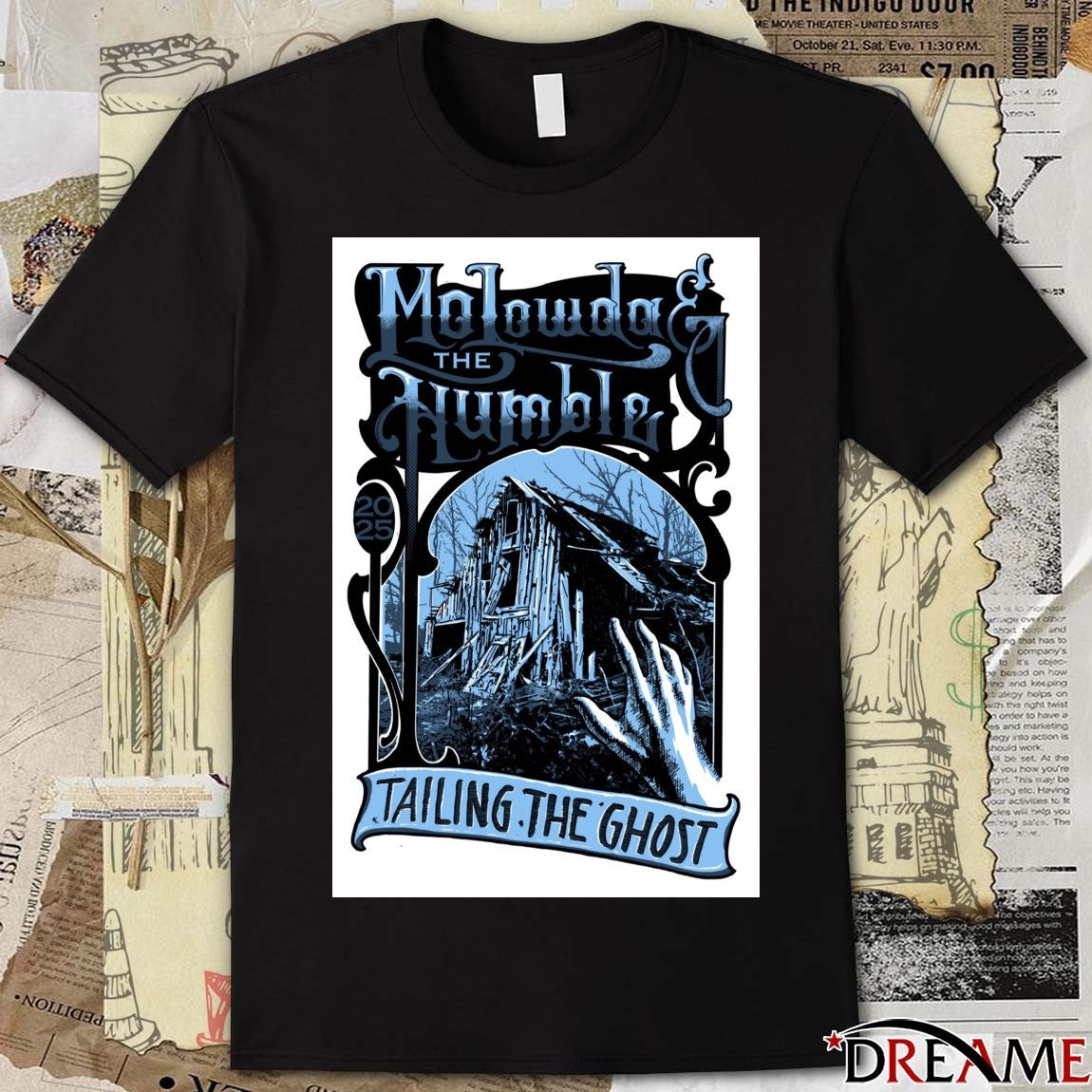 Mo Lowda and The Humble Tailing The Ghost 2025 Poster t-shirt