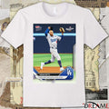 Mookie Betts 2025 MLB Topps Los Angeles Dodgers 4th World Series Ring Leads All Active Players Card t-shirt
