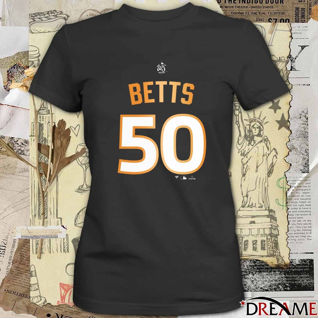 Mookie Betts Los Angeles Dodgers 2025 MLB World Series Champions Number 50 t-shirt