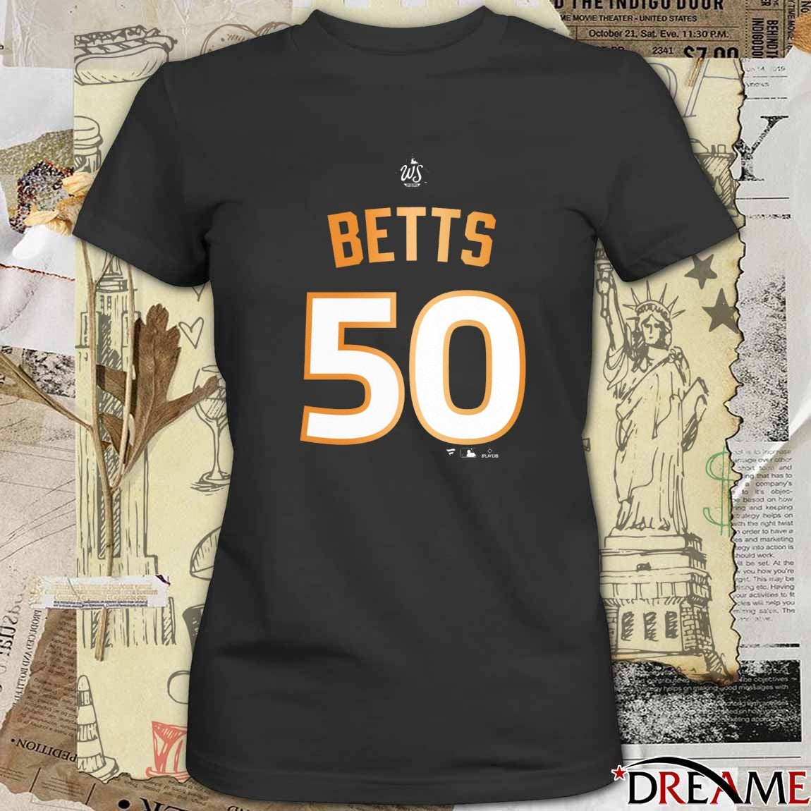 Mookie Betts Los Angeles Dodgers 2025 MLB World Series Champions Number 50 t-shirt