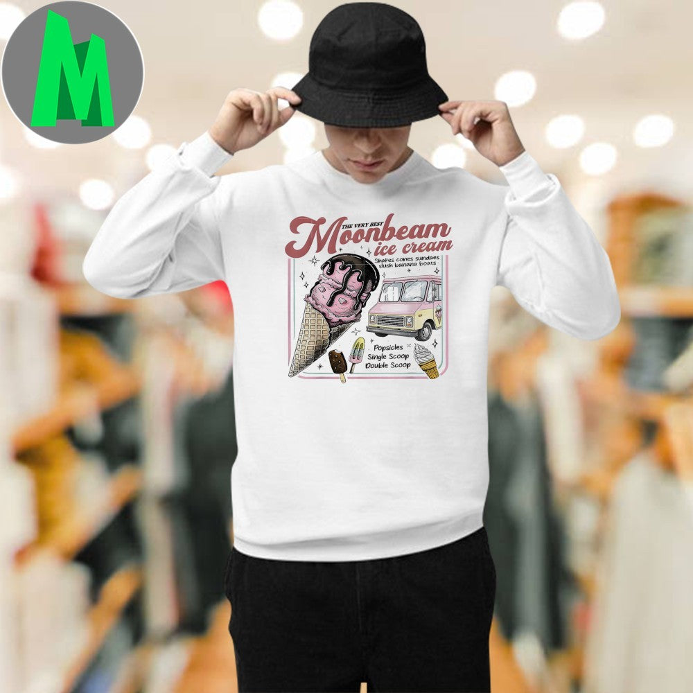 Moonbeam Ice Cream Retro Vintage Ice Cream Truck Shirt