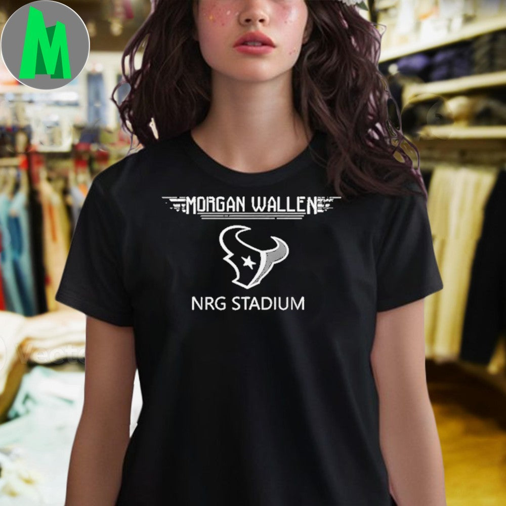 Morgan Wallen x Houston Texans NRG Stadium June 20-21 2025 Tour Shirt