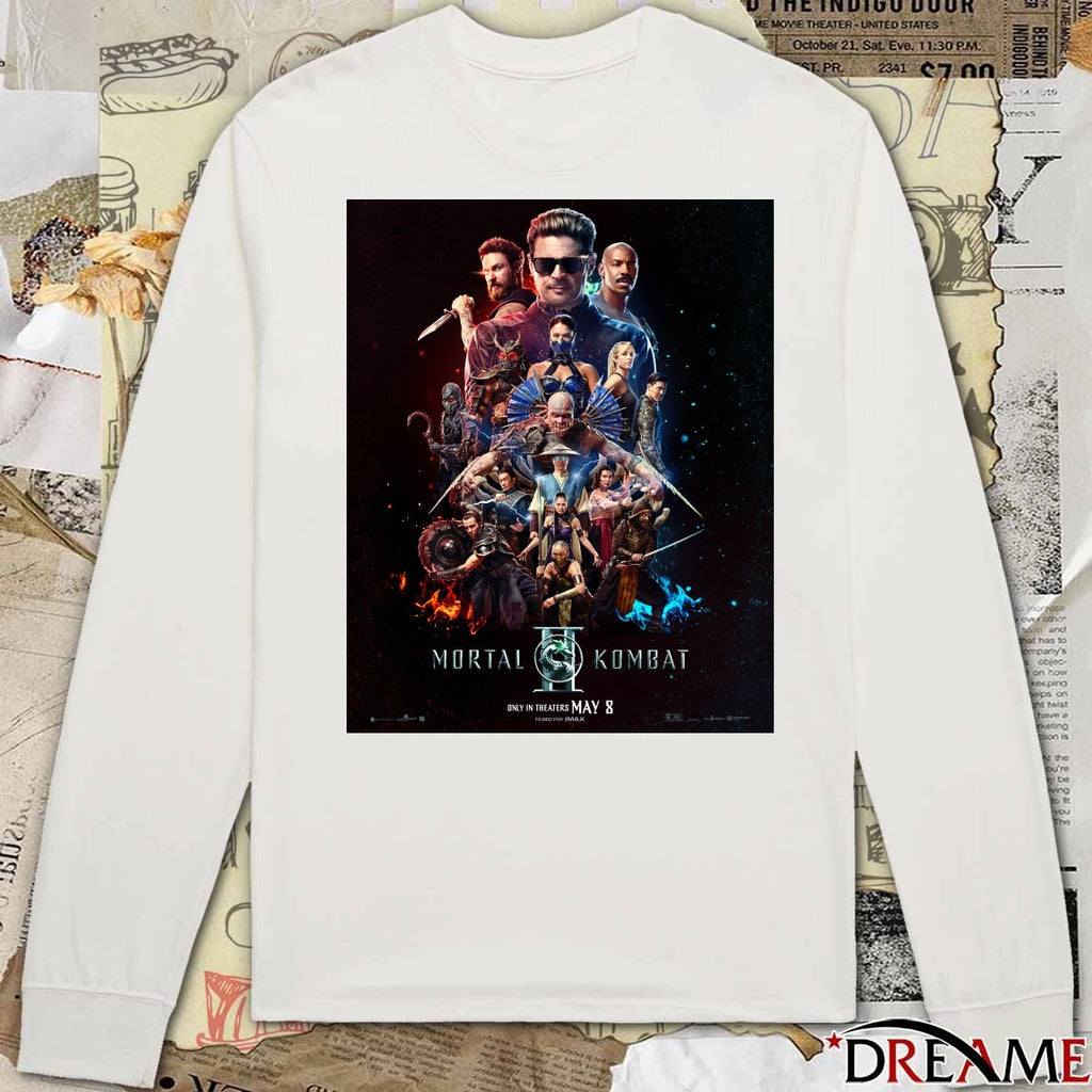 Mortal Kombat II Movie Only In Theaters May 8, 2026 Poster t-shirt