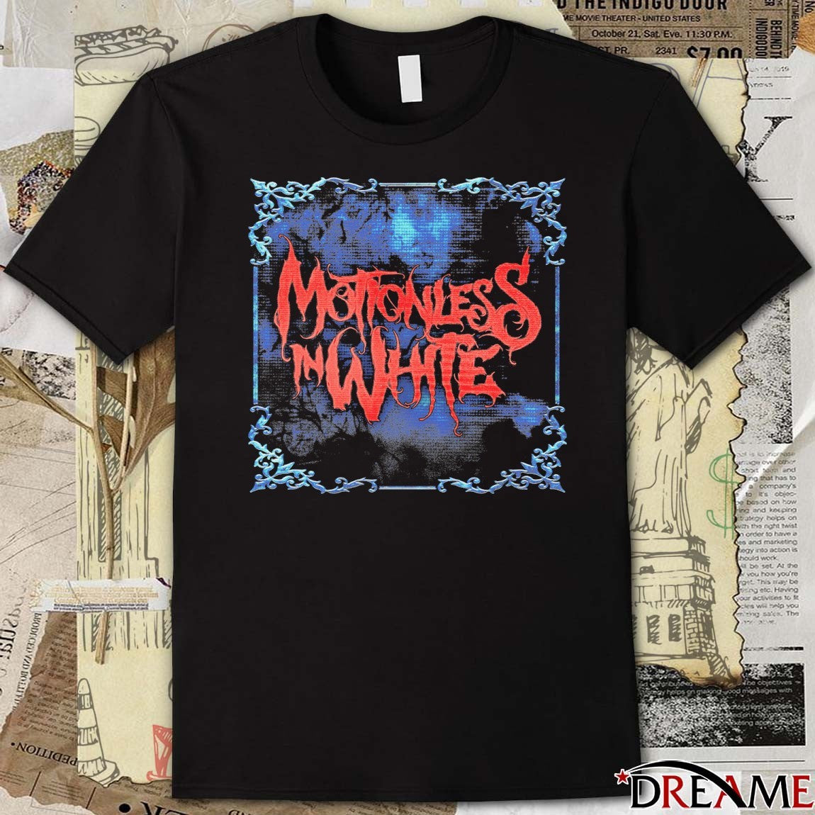Motionless in White American Band Logo t-shirt