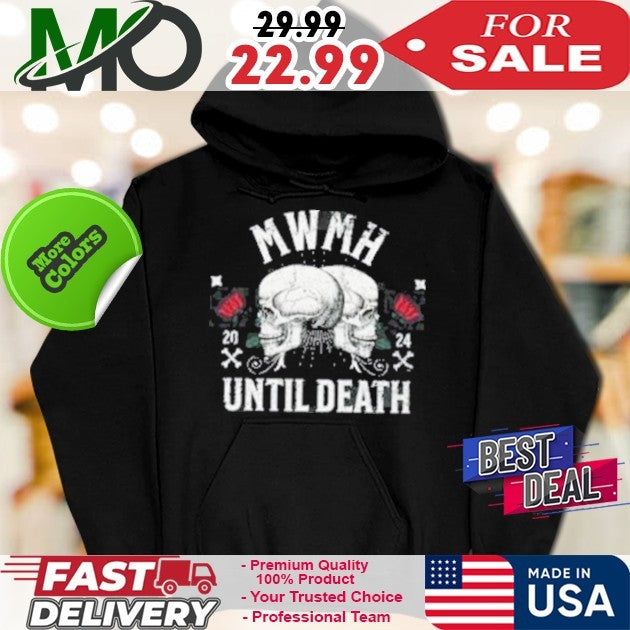 Mwmh Merch True Crime Club Until Death Skull Shirt