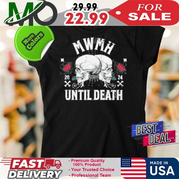 Mwmh Merch True Crime Club Until Death Skull Shirt