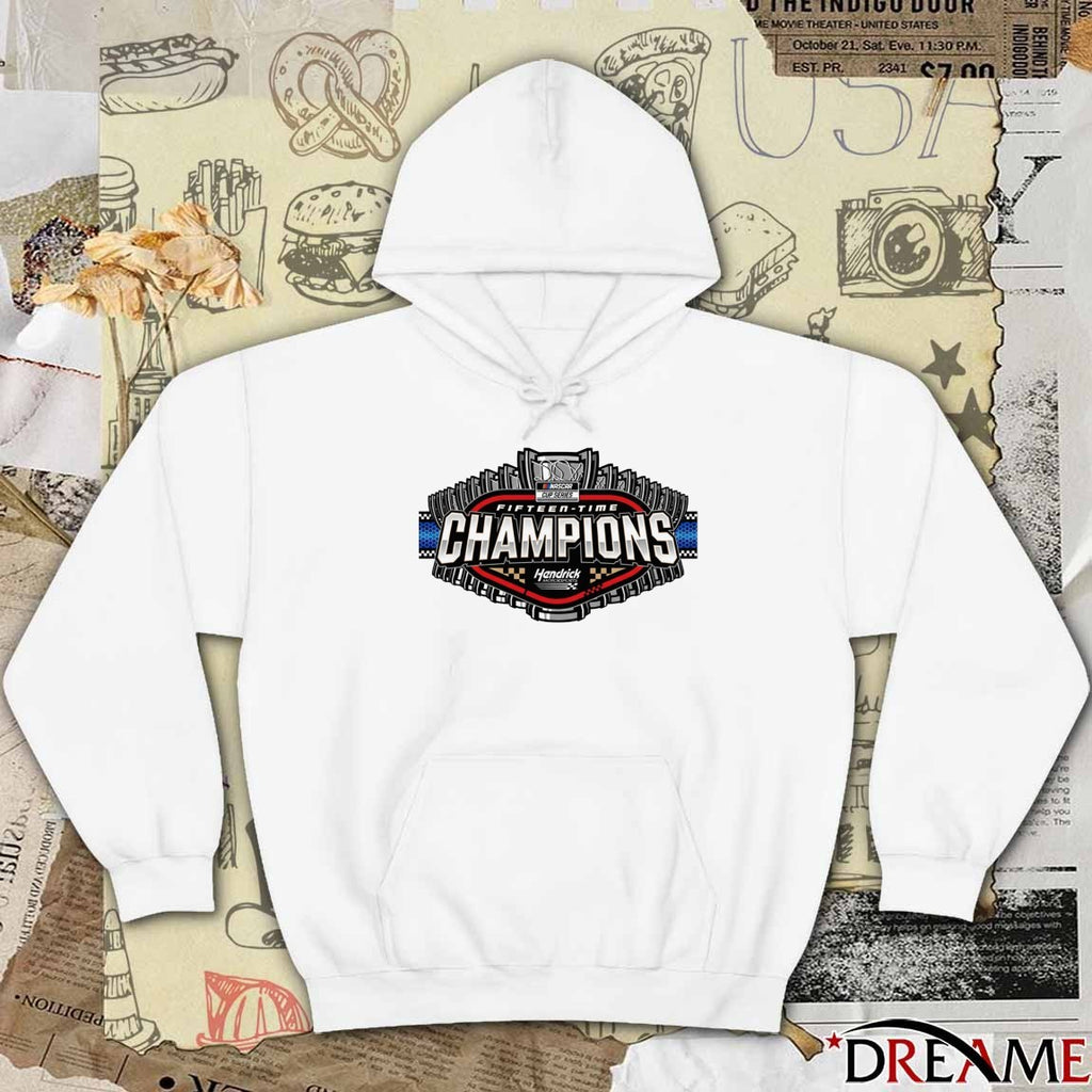 NASCAR Cup Series Fifteen Time Hendrick Motorsports 15x Champions t-shirt