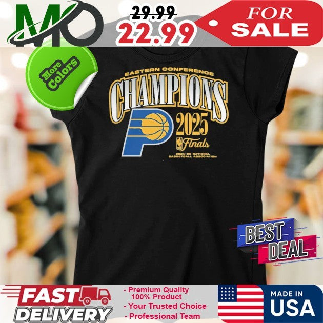 NBA Indiana Pacers 2025 Eastern Conference Champions Shirt