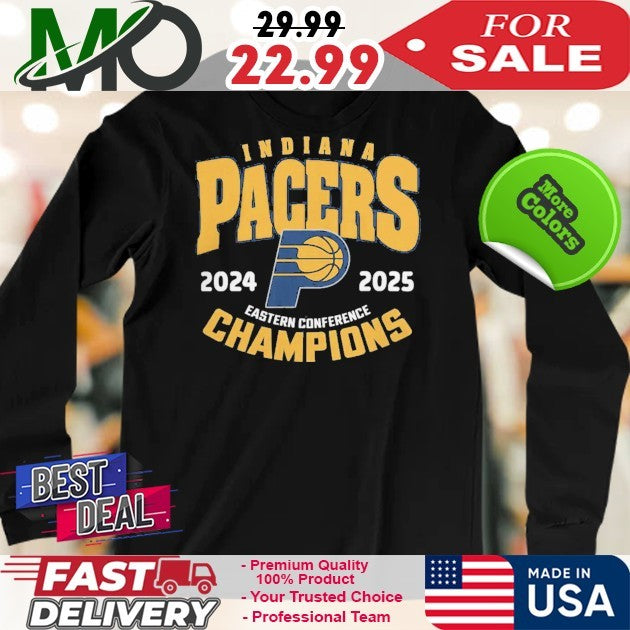 NBA Playoffs 2024-25 Indiana Pacers Eastern Conference Champions Shirt
