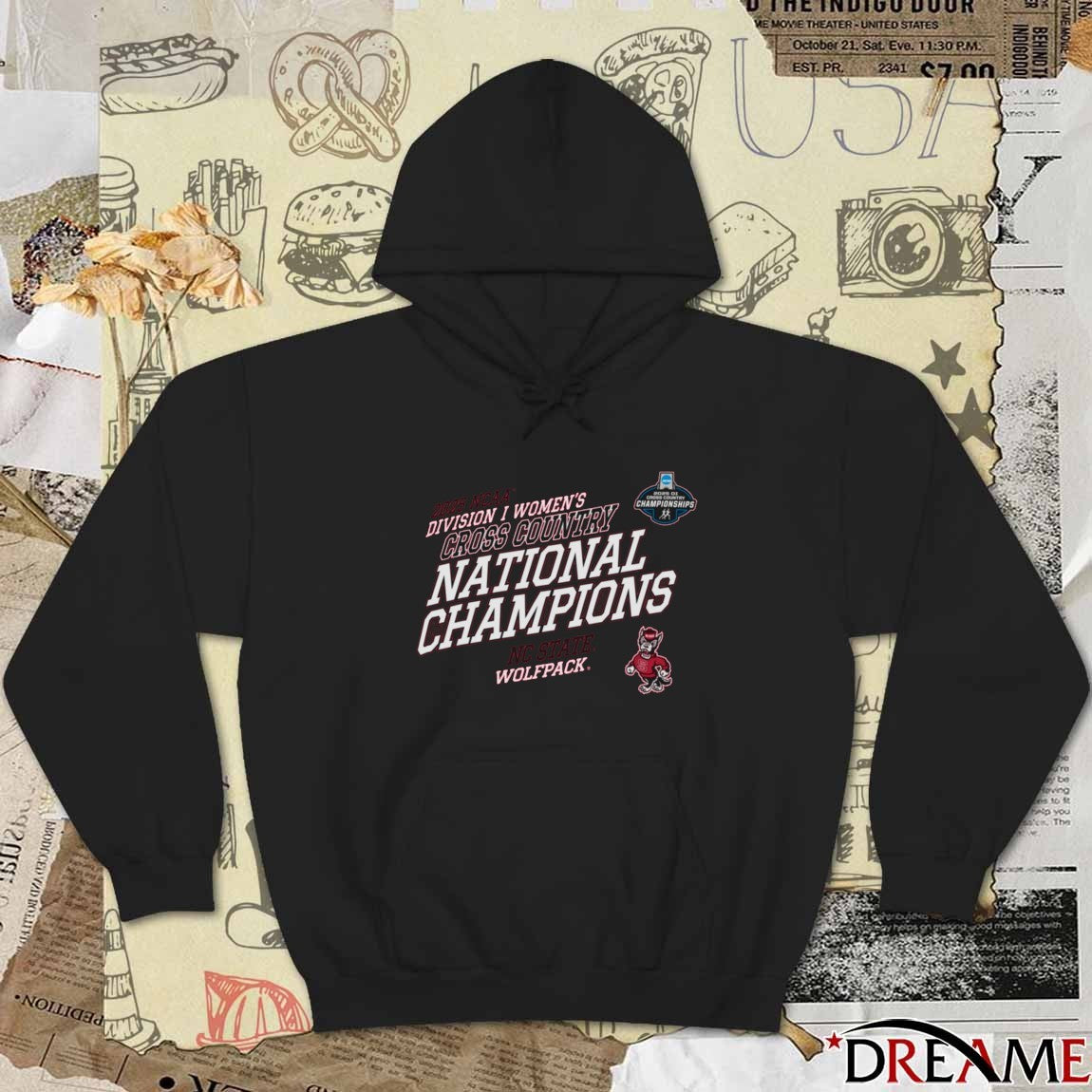 NC State Wolfpack 2025 NCAA Division I Women’s Cross Country National Champions t-shirt