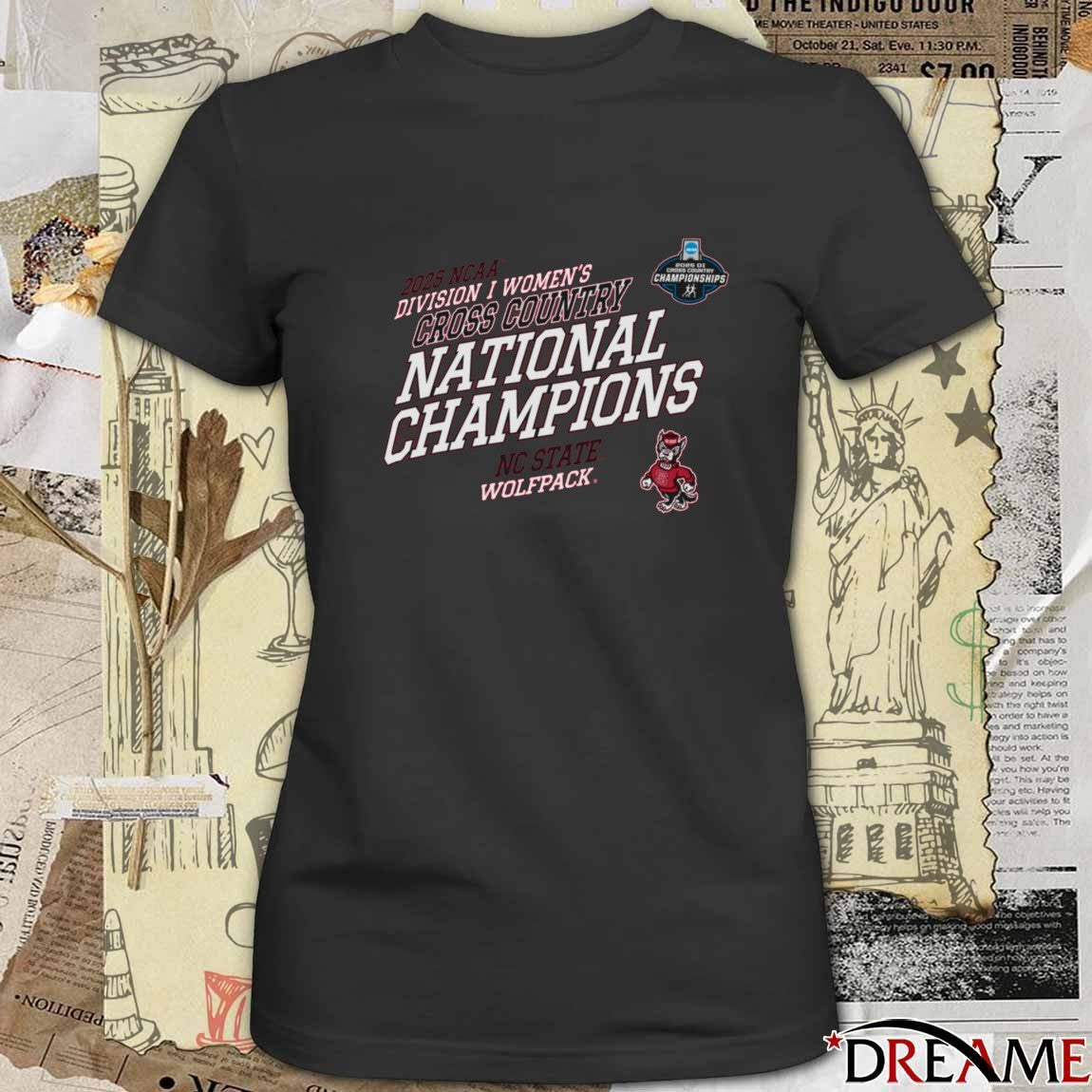 NC State Wolfpack 2025 NCAA Division I Women’s Cross Country National Champions t-shirt