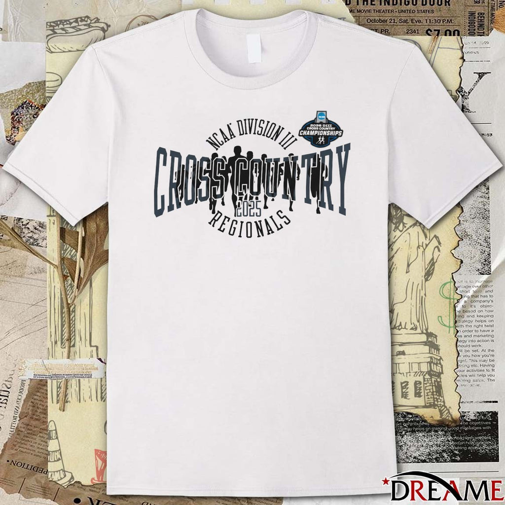 NCAA Division I Cross Country Championships 2025 Champions Regionals Logo t-shirt