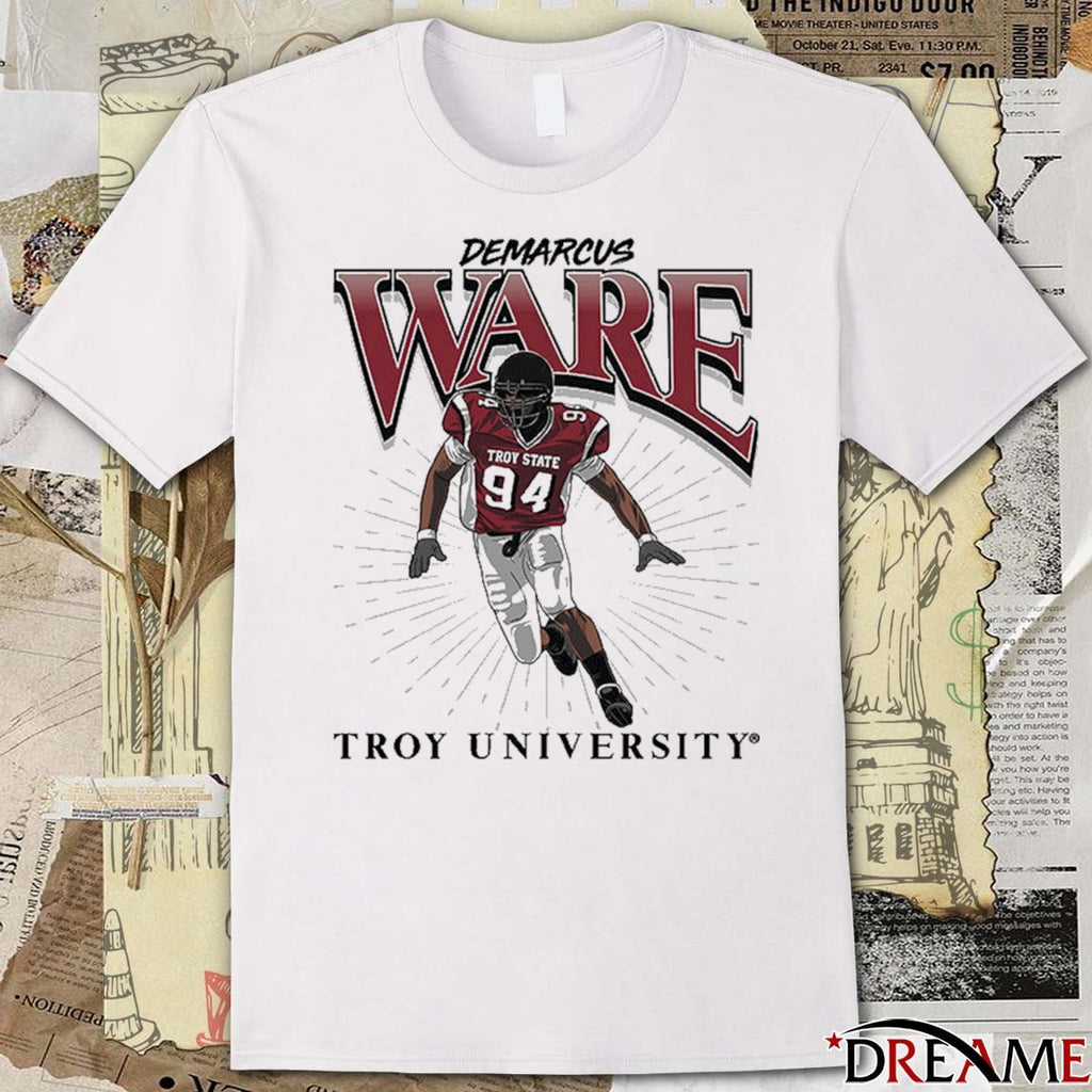 NCAA Football Troy Demarcus Ware Individual Caricature t-shirt