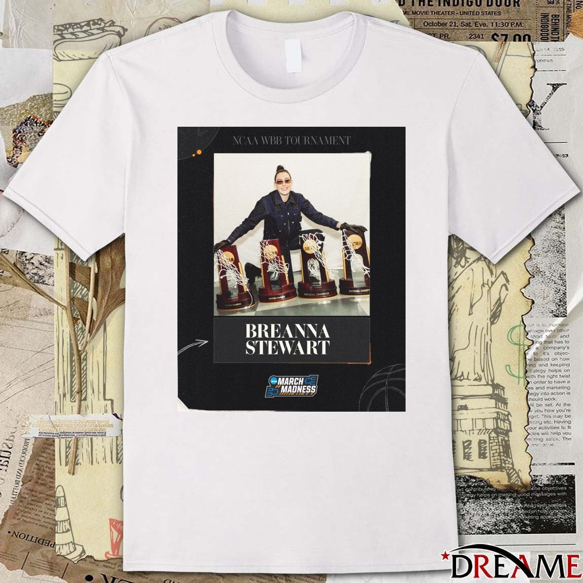 NCAA WBB Tournament Breanna Stewart 2026 March Madness Poster t-shirt