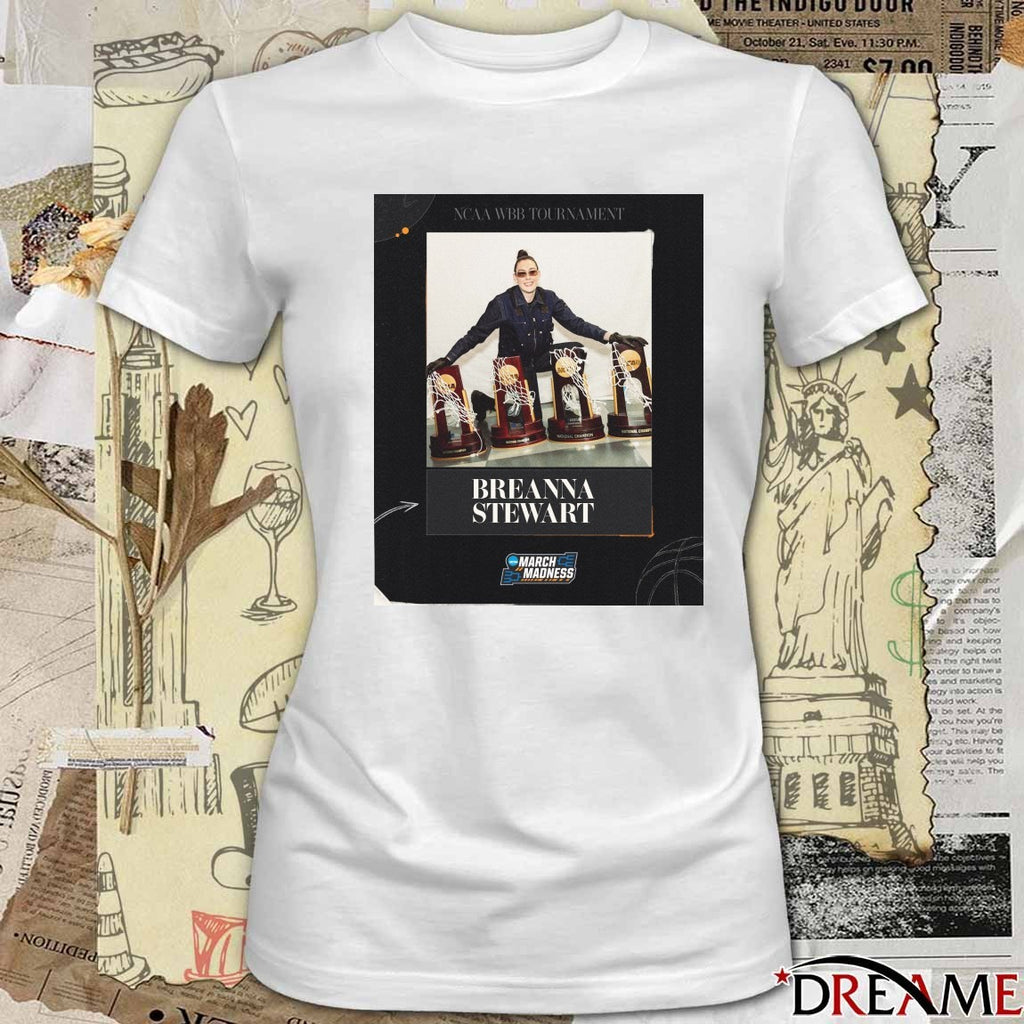 NCAA WBB Tournament Breanna Stewart 2026 March Madness Poster t-shirt