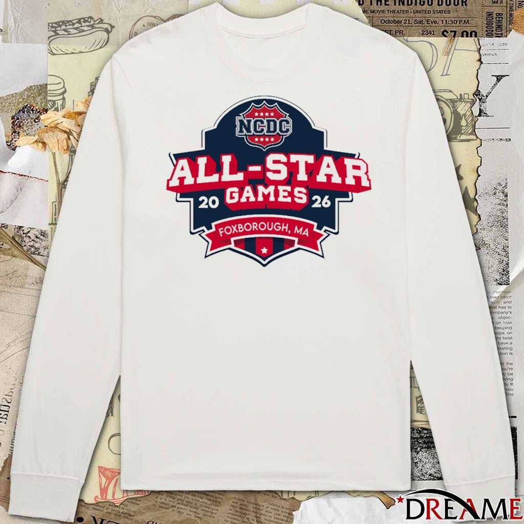 NCDC All-Star Game 2026 Foxborough MA Logo t-shirt