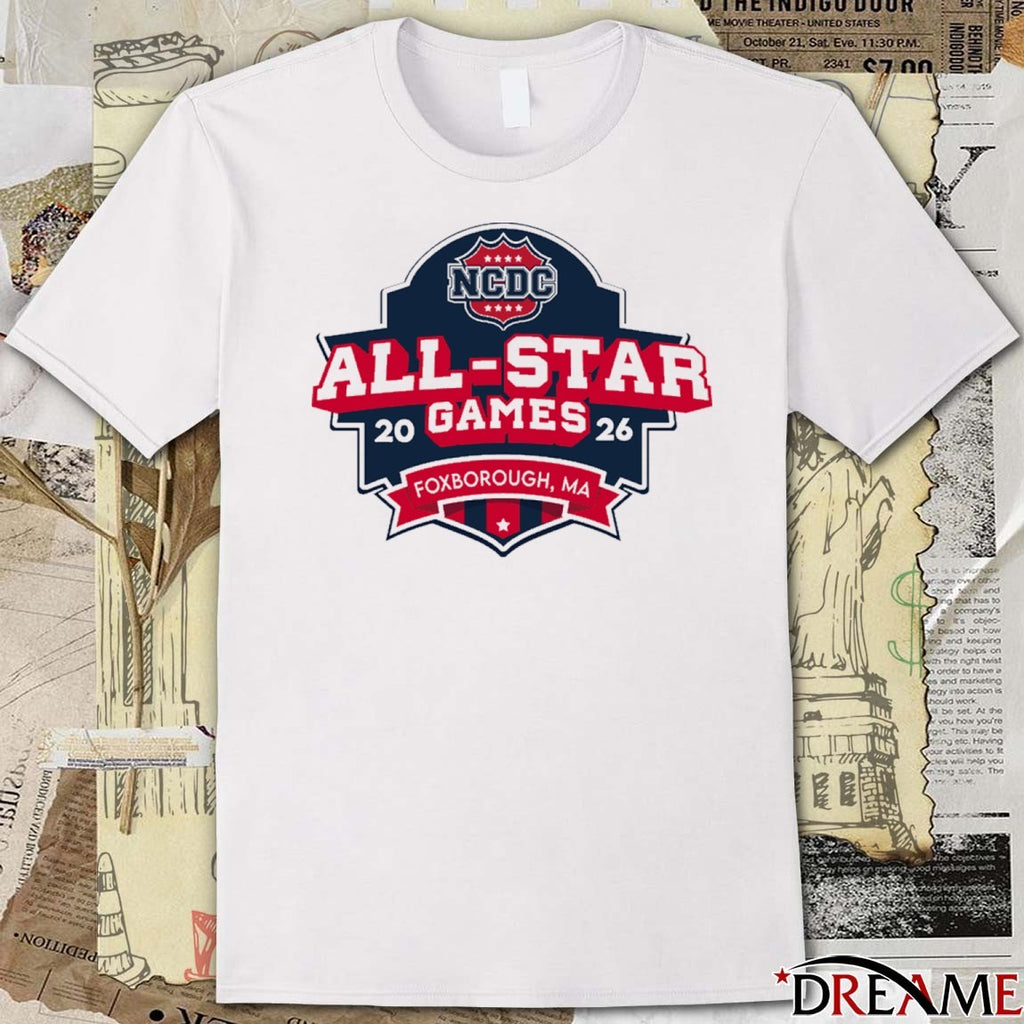 NCDC All-Star Game 2026 Foxborough MA Logo t-shirt
