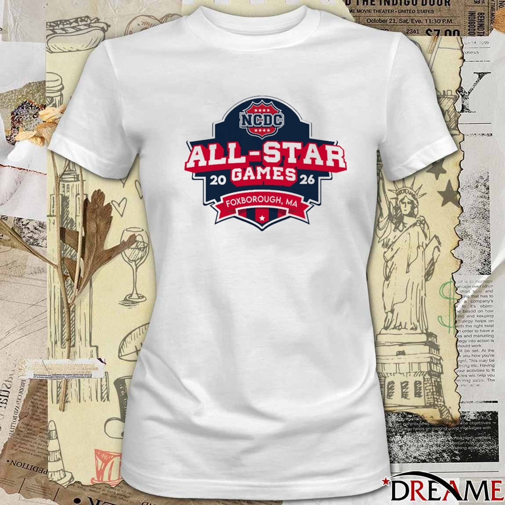 NCDC All-Star Game 2026 Foxborough MA Logo t-shirt
