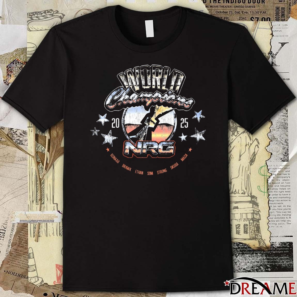 NRG 2025 World Champions Bonkar Brawk Ethan Som Strong Skuba Mada t-shirt