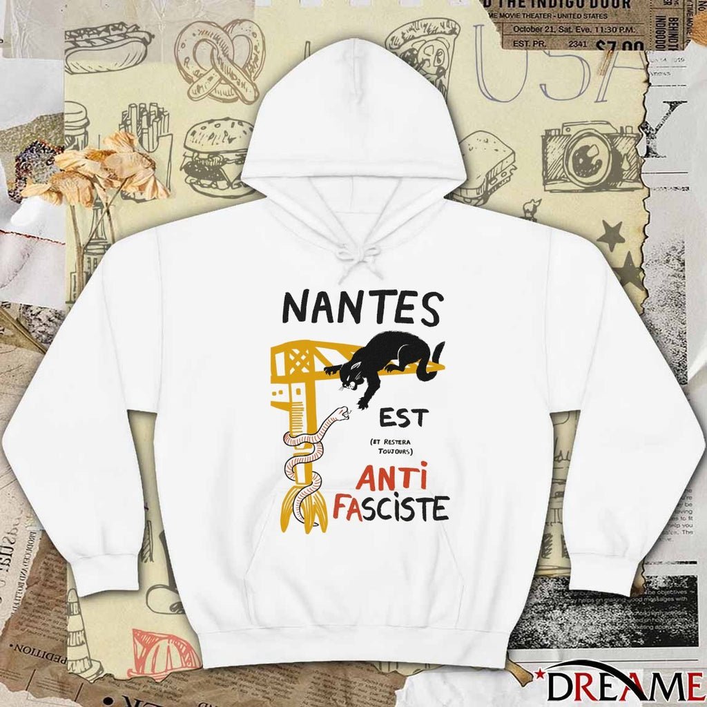 Nantes Est Et Restera Toujours Anti Fasciste t-shirt