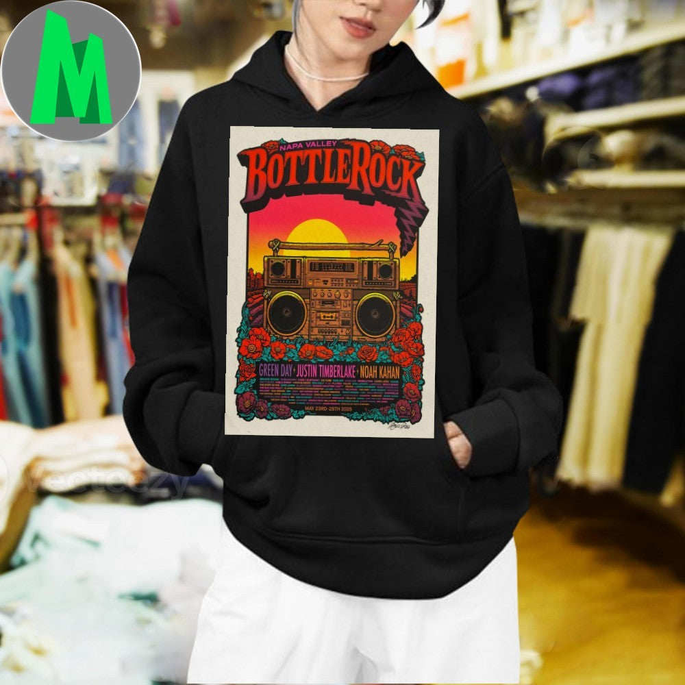 Napa Valley BottleRock Festival 2025 Poster Shirt