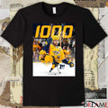 Nashville Predators Roman Josi 1000 Games Signature Poster t-shirt