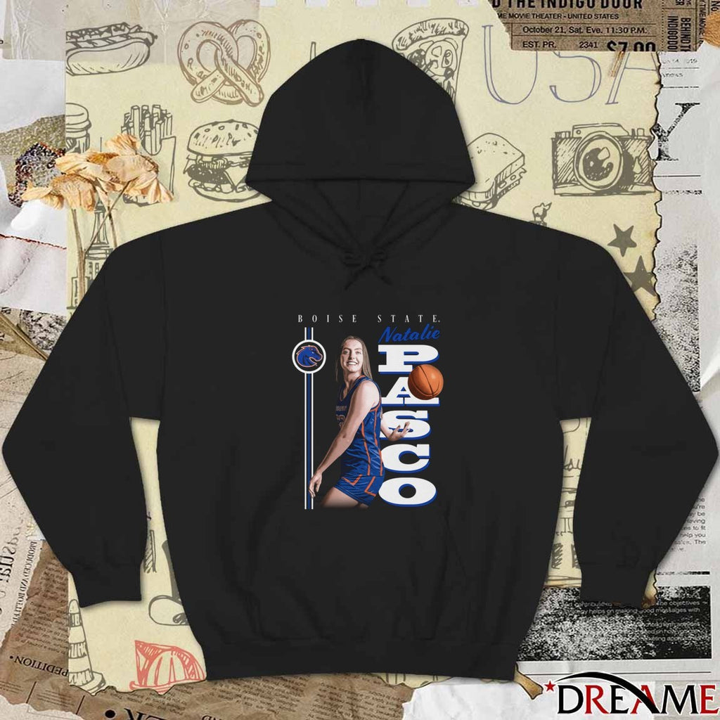 Natalie Pasco Boise State Broncos Basketball Hometown t-shirt