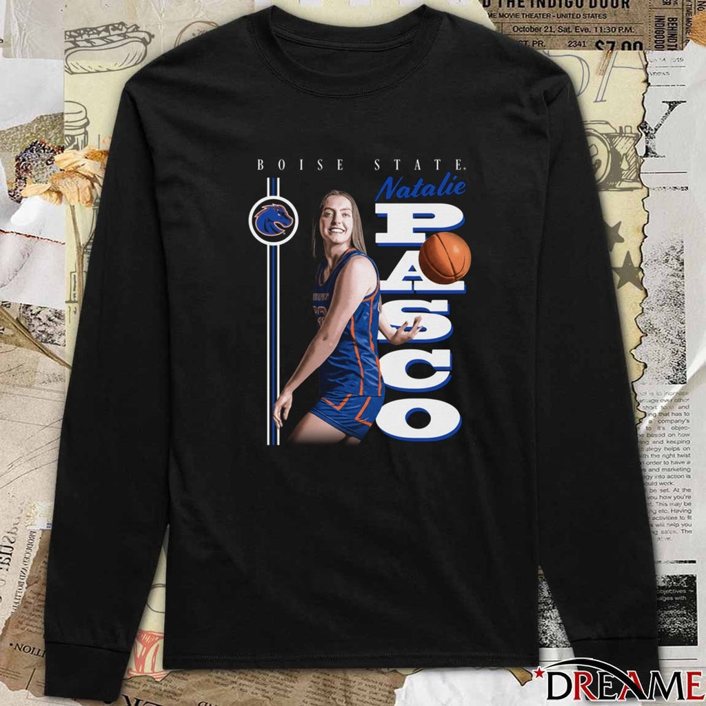 Natalie Pasco Boise State Broncos Basketball Hometown t-shirt