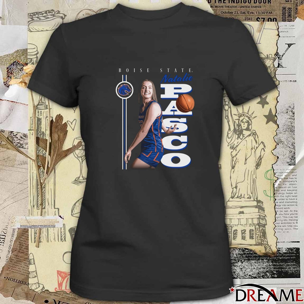 Natalie Pasco Boise State Broncos Basketball Hometown t-shirt