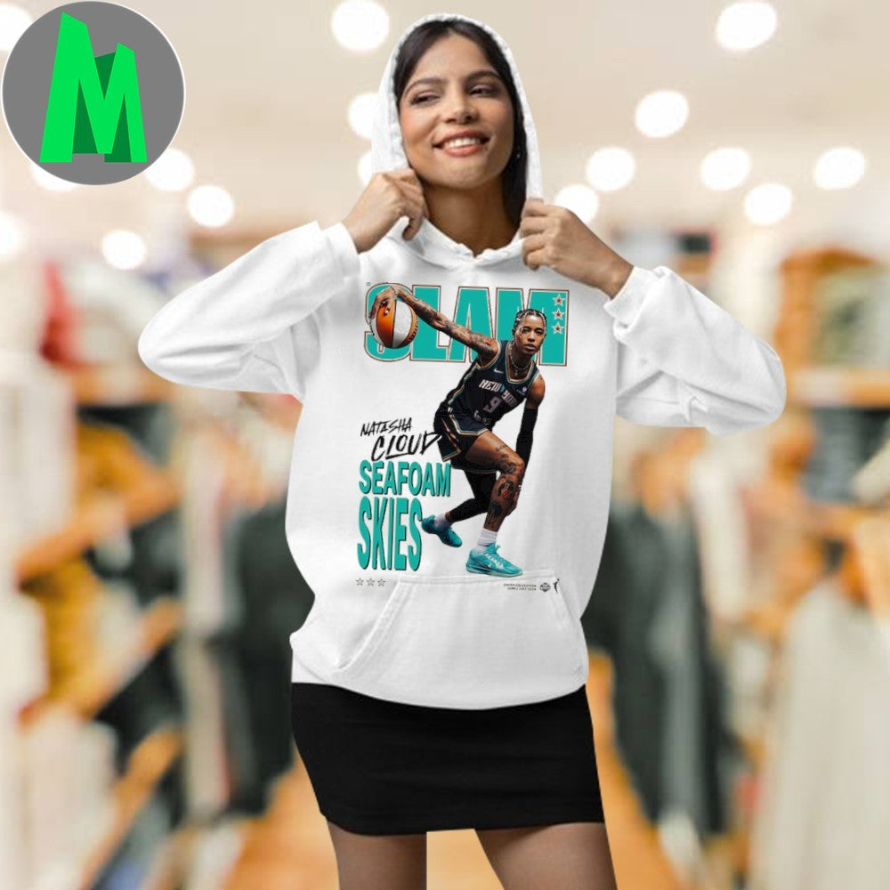Natasha Cloud New York Liberty SLAM Cover T-Shirt WNBA Basketball Fan Tee