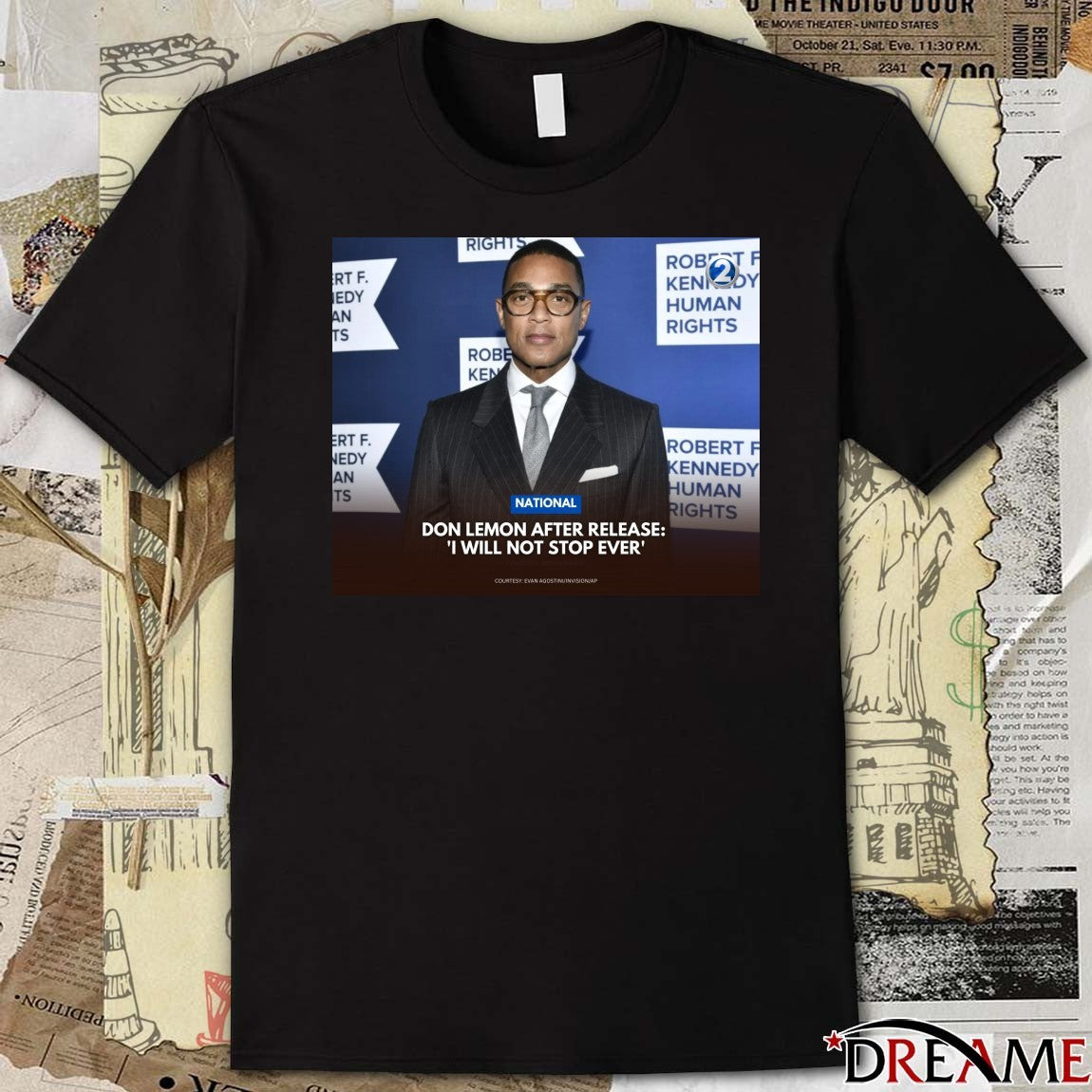 National Don Lemon After Release I Will Not Stop Ever t-shirt