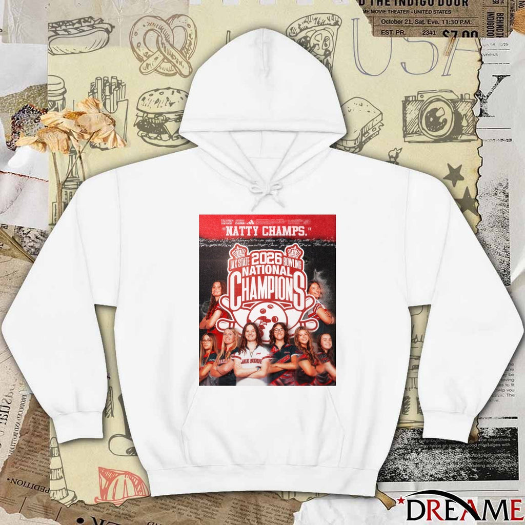 Natty Champs Jax State Bowling 2026 National Champions Poster t-shirt