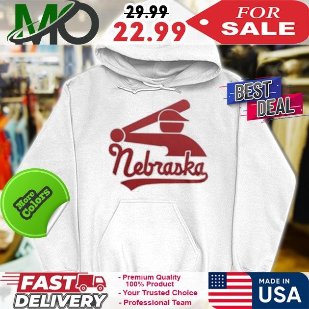 Nebraska Cornhuskers Baseball Stickman Shirt