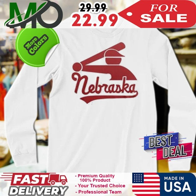 Nebraska Cornhuskers Baseball Stickman Shirt