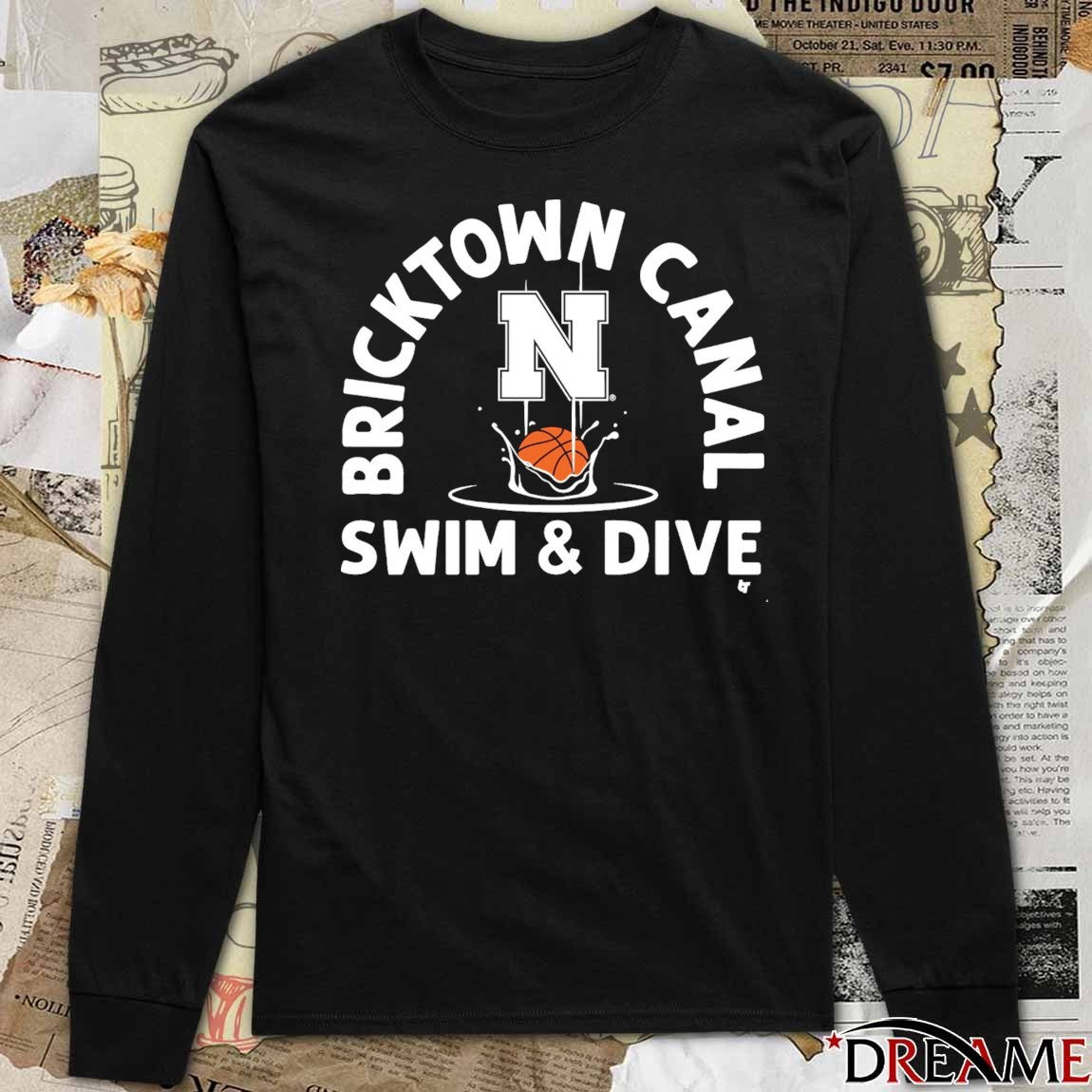 Nebraska Cornhuskers Basketball Bricktown Canal Swim And Dive NCAA Tournament Fan t-shirt