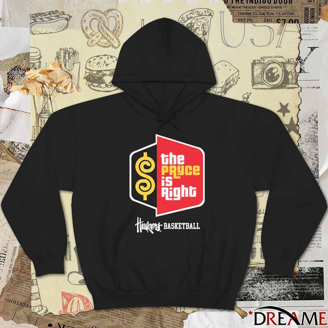 Nebraska Cornhuskers Basketball The Price Is Right Logo t-shirt