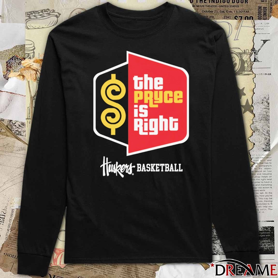 Nebraska Cornhuskers Basketball The Price Is Right Logo t-shirt