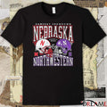 Nebraska Cornhuskers Football vs Northwestern Wildcats Gameday Showdown October 25 2025 Helmet t-shirt