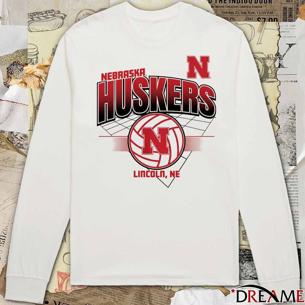 Nebraska Cornhuskers Volleyball Grid Lincoln NE t-shirt