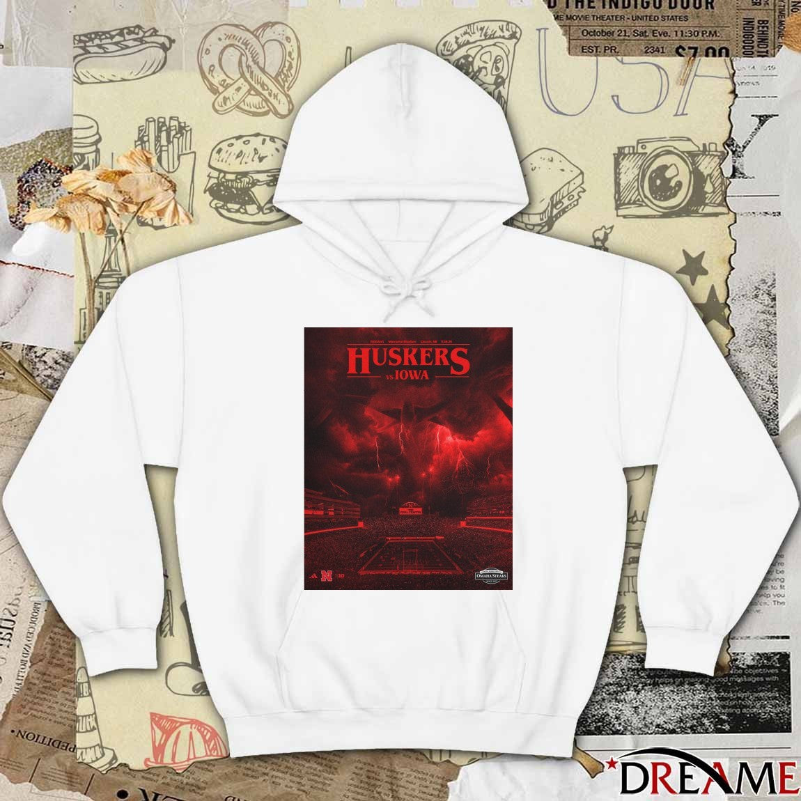 Nebraska Cornhuskers Vs Iowa Hawkeyes Memorial Stadium in Lincoln, Nebraska November 28, 2025 Poster t-shirt