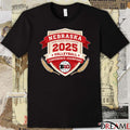 Nebraska National Collegiate Athletic Association 2025 Volleyball Conference Champions BIG Logo t-shirt