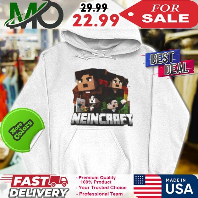 Neincraft Dictator Pixel Art Gaming Fan Shirt
