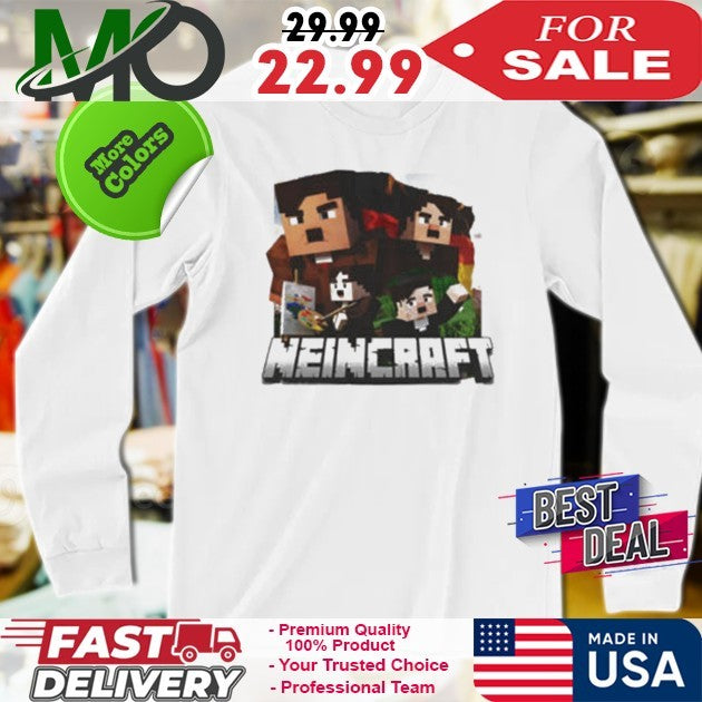Neincraft Dictator Pixel Art Gaming Fan Shirt