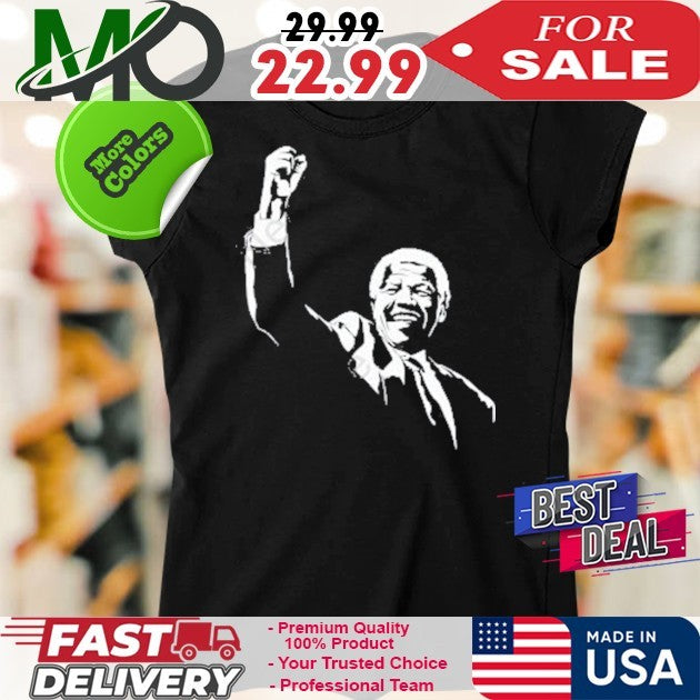 Nelson Mandela Raise Hand T Shirts