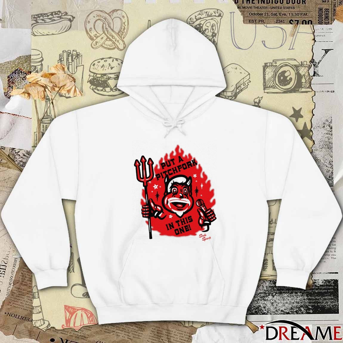New Jersey Devils Hockey 2025 Put A Pitchfork In This One Mascot t-shirt