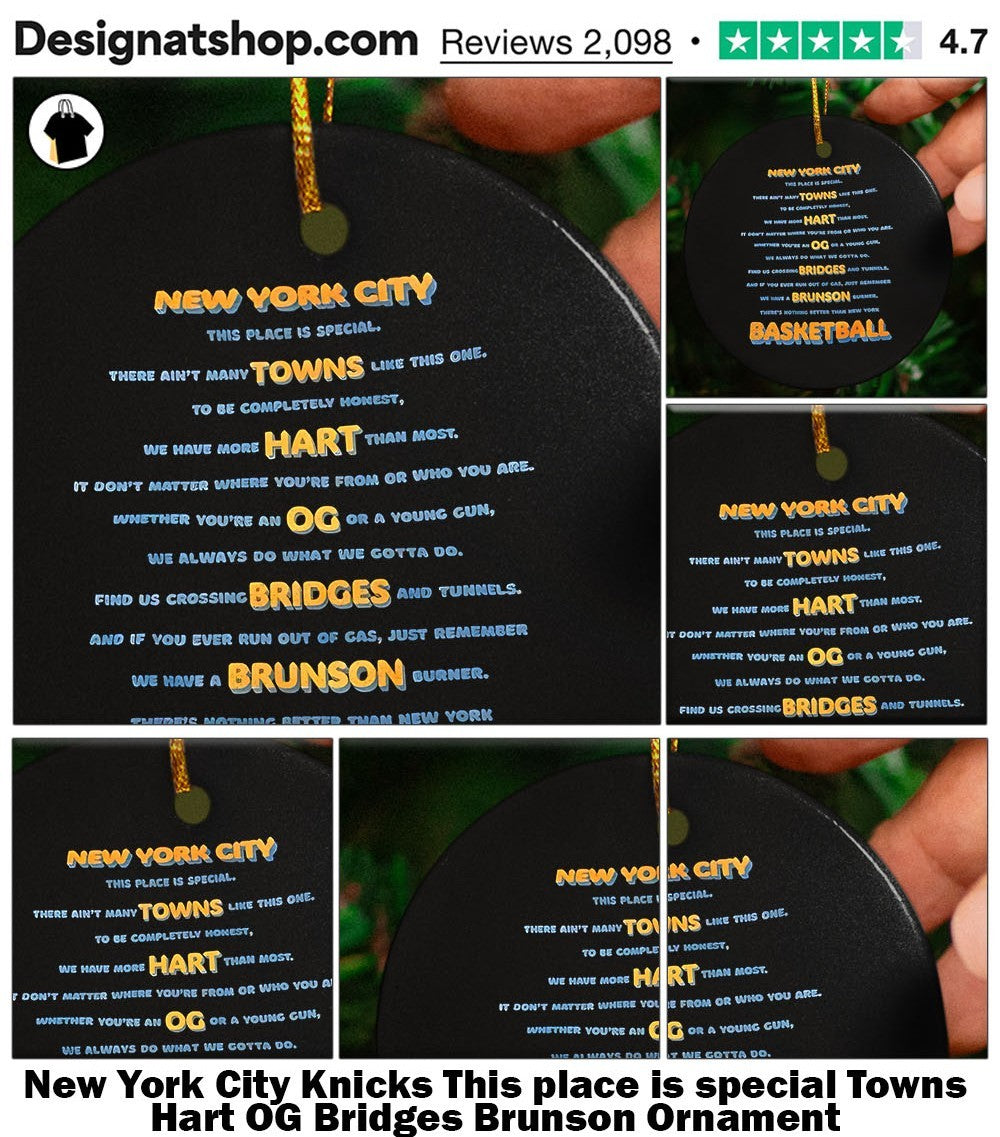 New York City Knicks This place is special Towns Hart OG Bridges Brunson shirt